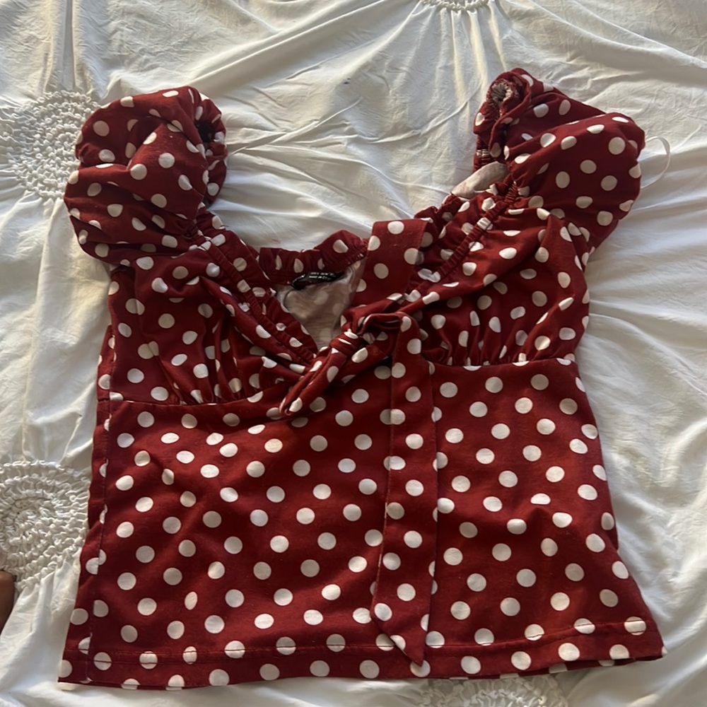 Orange/red blouse